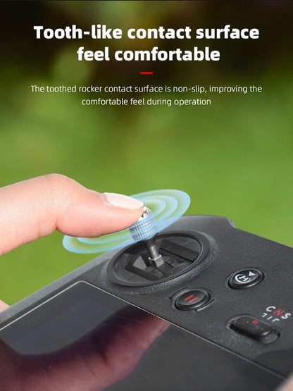 Thumb Rocker For Dji Fpv/Dji Avata/Avata 2/ Mavic 3 RC Pro Remote Controller Joystick (Silver)
