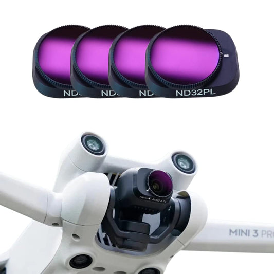 NDPL Filter Set for DJI Mini 3/ Mini 3 Pro (ND4PL,ND8PL, ND16PL, ND32PL) Premium Gimbal Camera Lens ND Filters Accessories