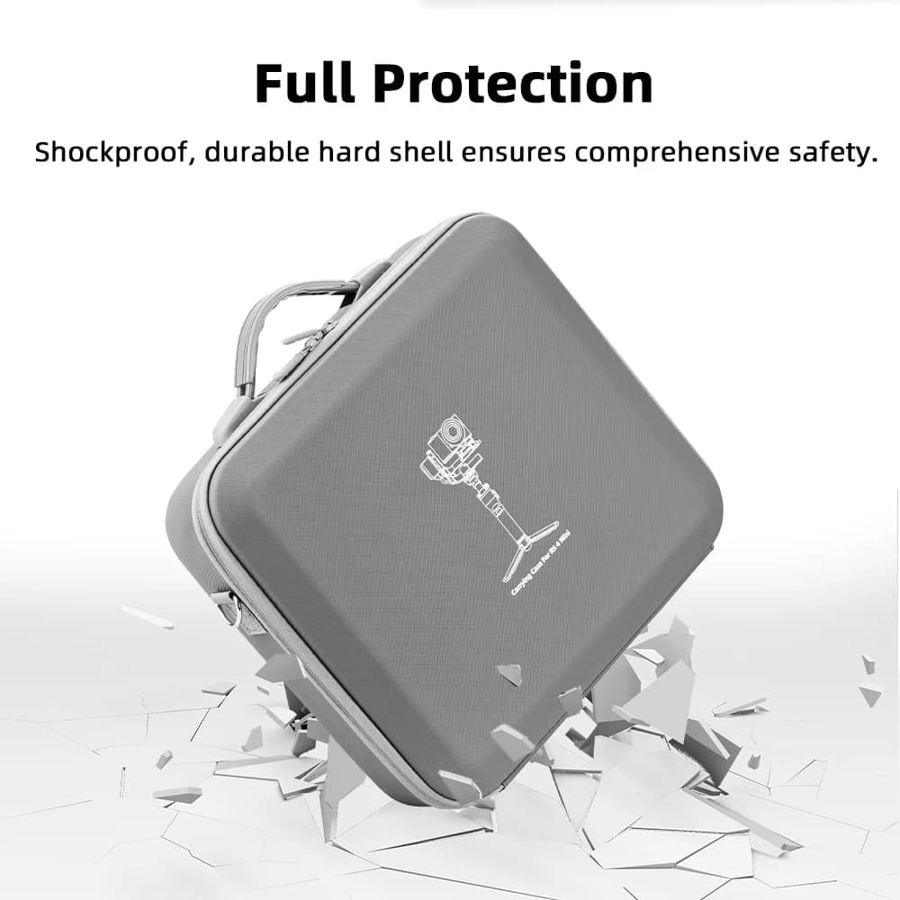 Splash-Proof Carrying Case for DJI RS 4 Mini DSLR Gimbal (view 9)