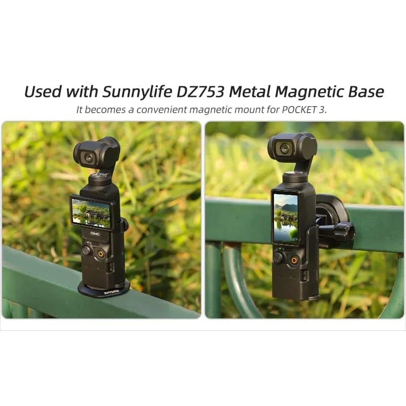 Dual-Hook Adapter Mount Protective Bracket for DJI Osmo Pocket 3 (view 3)