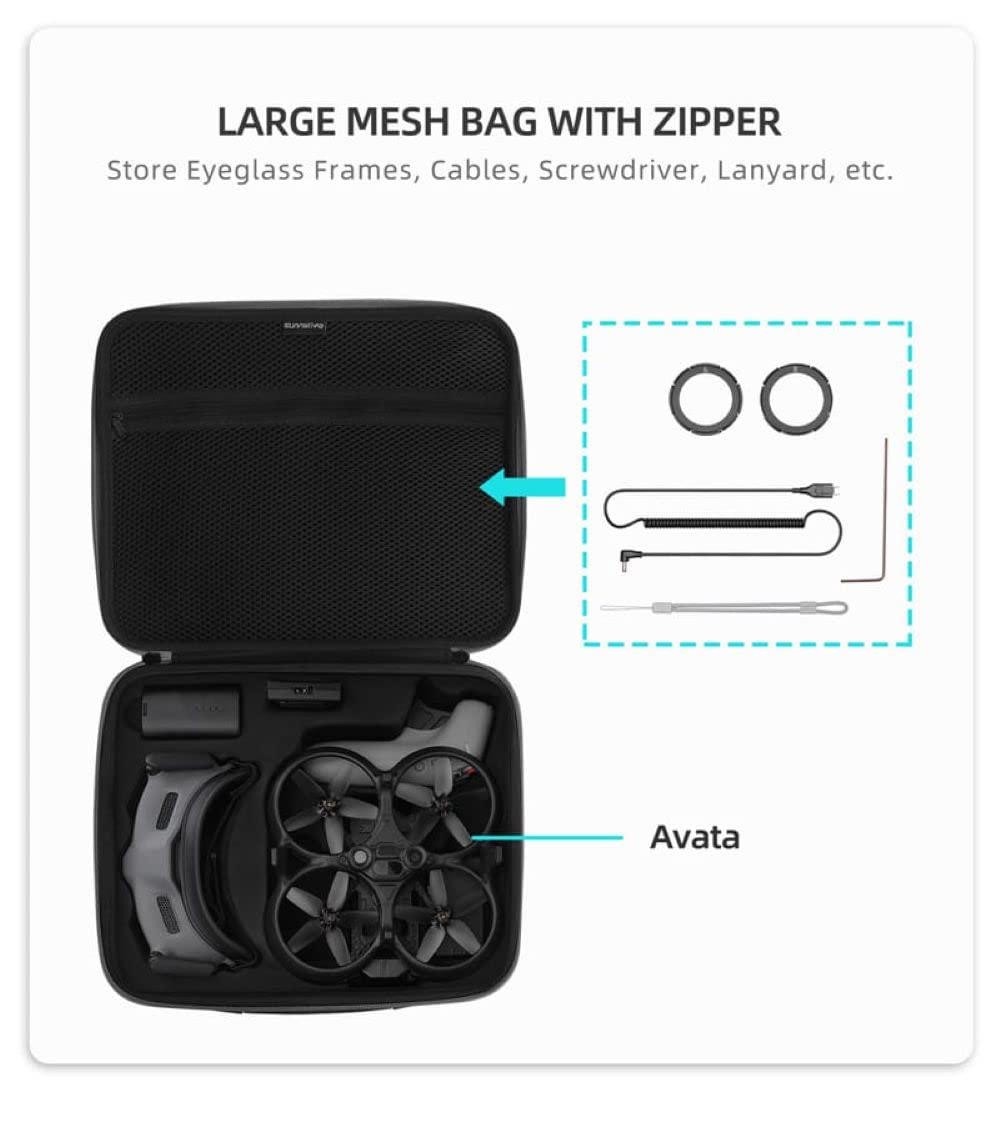 Pro View Combo Bag for DJI Avata Hand/Shoulder Travel Protective Carry Case