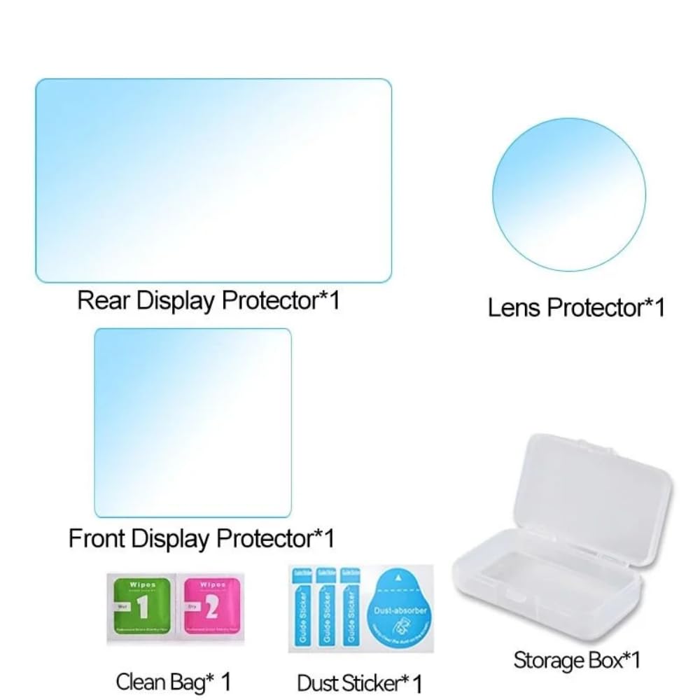 GetZget Tempered Glass For Dji Action 6 Camera Screen scratch Protector Glass Accessories