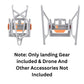 Height Extender For Dji Mini 4 pro Foldable Landing gear Protective Leg Accessories