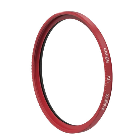 GetZget® Nd Filters Lens Compatible with oneplus12, iPhone 14/15 pro & pro max, Xiaomi 14 Mobile Cover, DSLR Camera (UV Filter, 58mm)