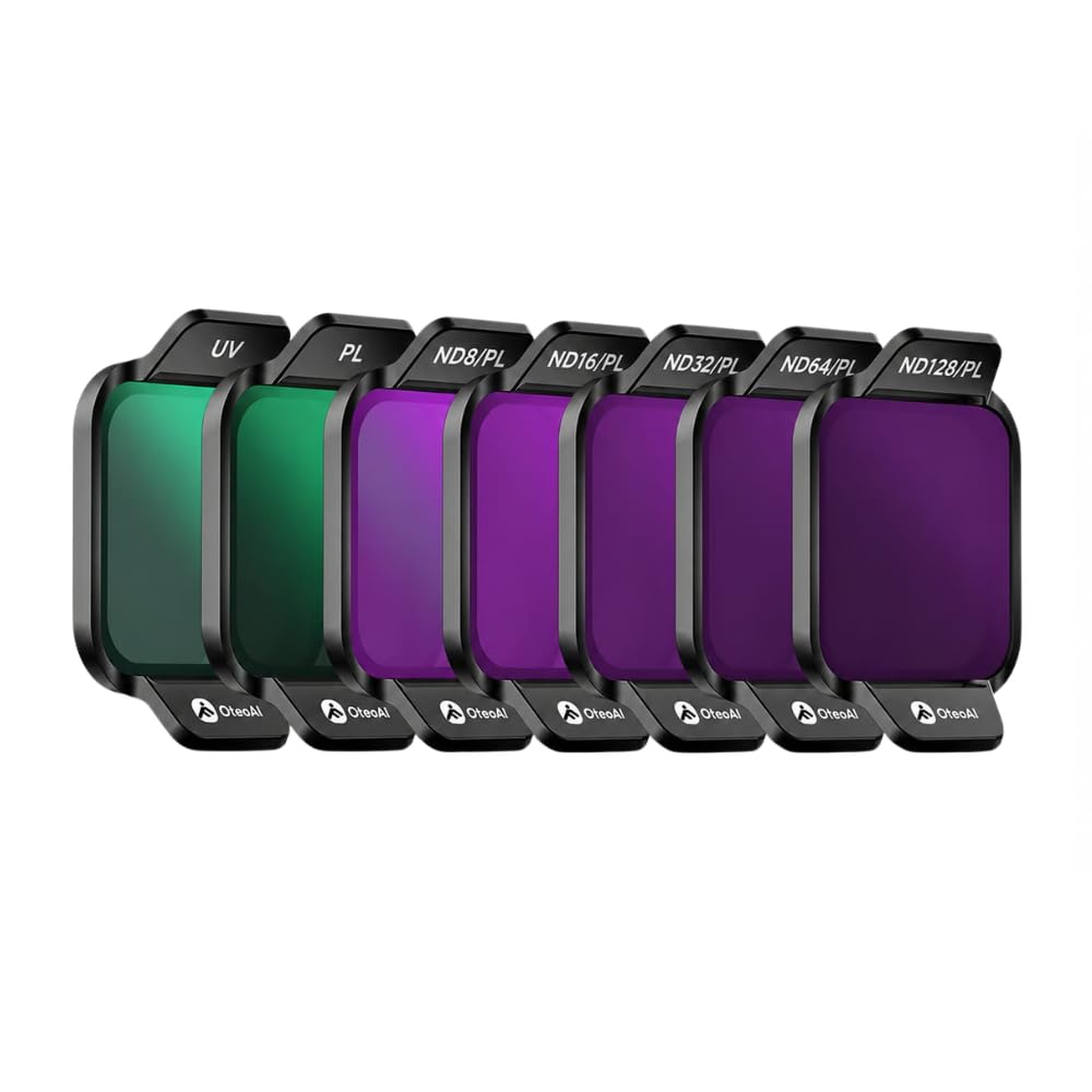 Lens Filter Set For DJI Flip & LITO X1 Drone | UV, CPL, ND8/PL, ND16/PL, ND32/PL, ND64/PL & ND128/PL Filters 