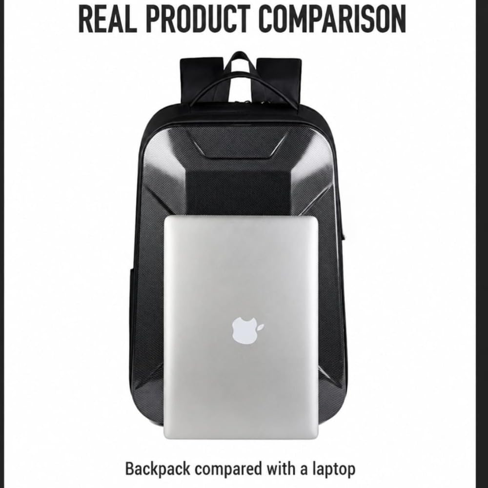 GetZget® Multipurpose Carrying Case Bag For DJI Air 2/ 2S & Accessories Storage Hard Waterproof Backpack with Safety Belt & EVA Foam (Grey)