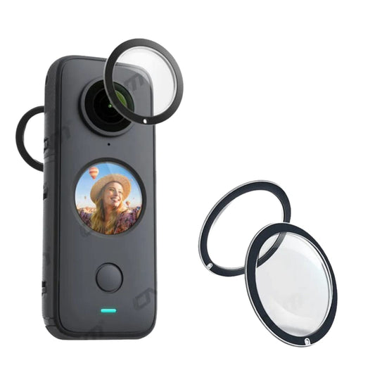 Lens Guard For Insta360 One x2 Camera Lens Protective Tempered Sticky Lens Cap Scratch Protevtive Accessory