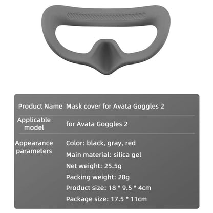 Silicone Cover Eye pad For DJI Avata Goggles 2 Soft Eye Mask pad