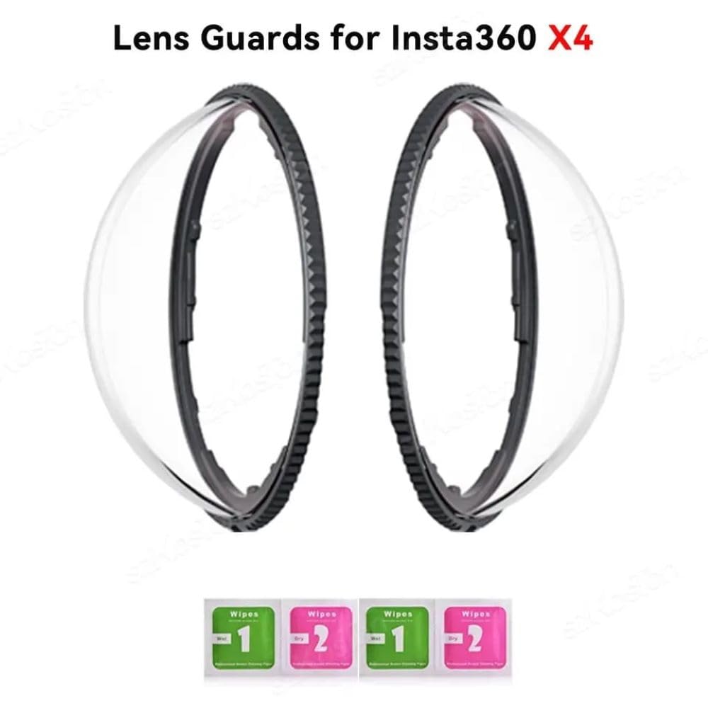 Premium Rotating HD Lens Guard for Insta360 X5 and X4 (Tempered PC) (view 2)