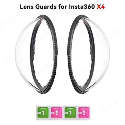 Lens Guard HD For Insta360 X4 Camera Lens Protector Tempered PC Material Rotating Scratch Resistant Accessories