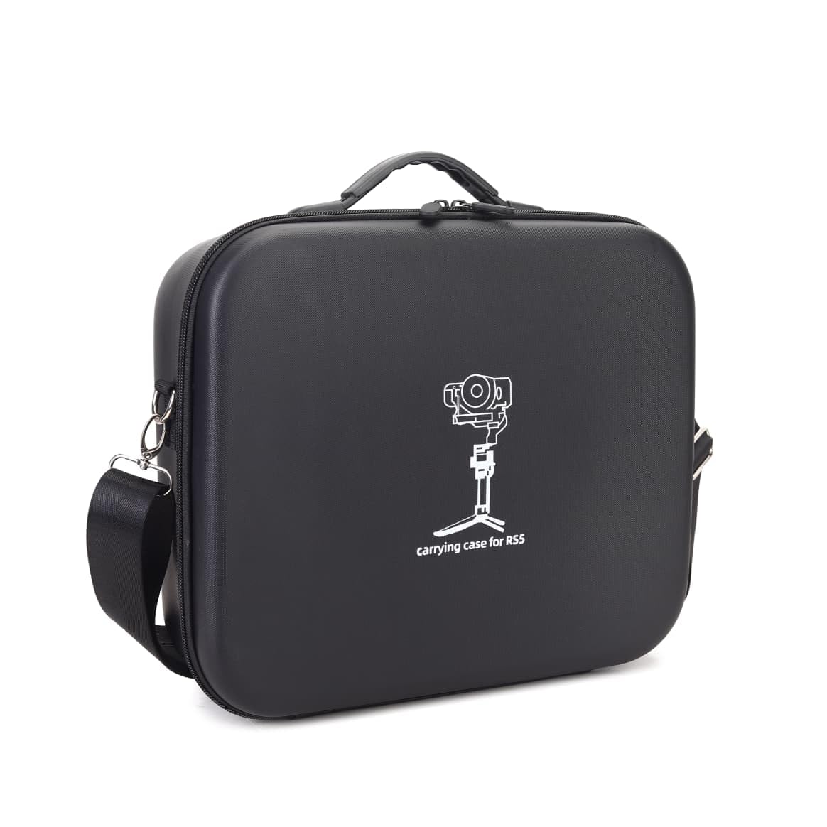 GetZget® Carrying case Bag For DJI Ronin Rs 5 Gimbal & Accessories Storage Bag PU Travel Protection Large Capacity Case (RS5 D Black)