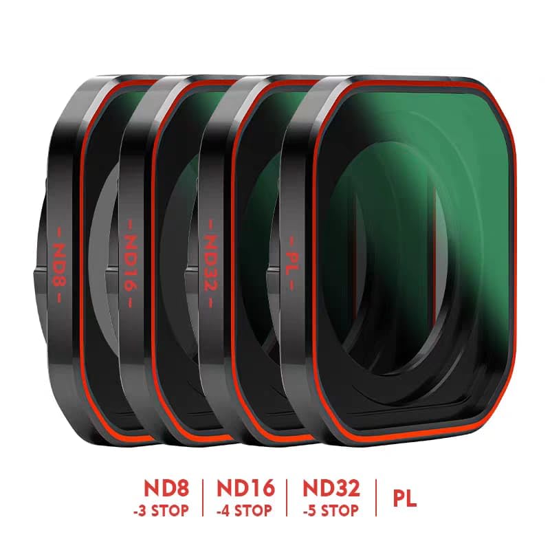 Getzget ND Filter Set for Insta360 Ace Pro 2 | ND8, ND16, ND32 & CPL Lens Filter
