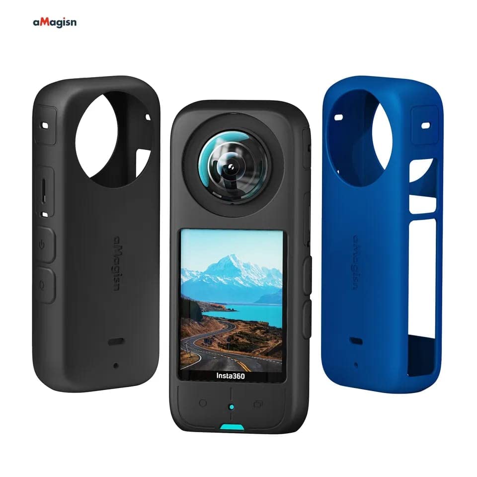 Amagisn Lens Cap and Silicone Body Cover Combo for Insta360 One X3 (view 6)