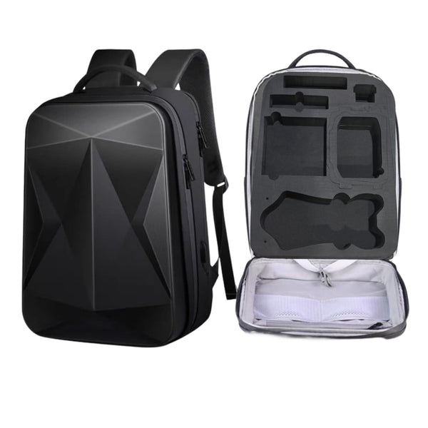 Hard Waterproof Backpack for DJI Mavic 4 Pro (EVA Foam, Safety Belt, Black)