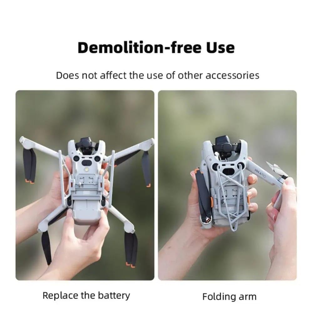 Foldable Landing Gear Height Extender for DJI Mini 4 Pro (view 9)