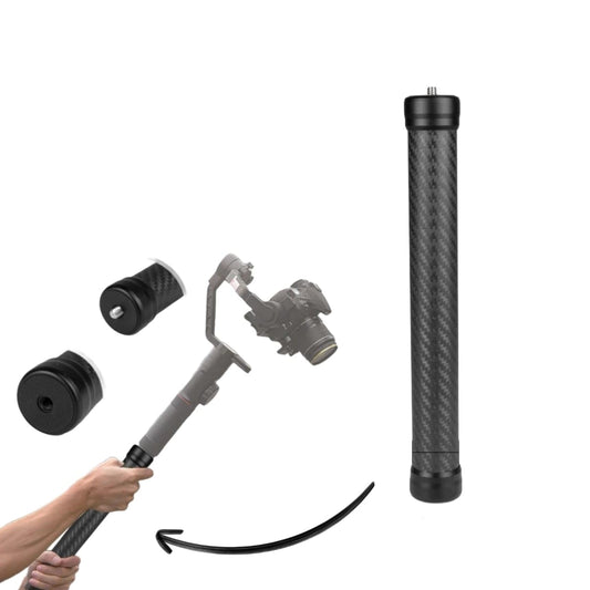 Extension Rod For DJI Ronin RSC /RS2/ 3/4Series & Zhiyun Gimbal with 1/4" Screw Attachment (35Cm Long)