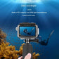 GetZget® Waterproof Case for DJI Osmo Action 5 pro, Action 3, 4 Camera Underwater Dive Protective Accessories