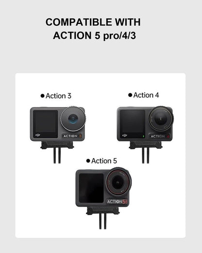 Mount For DJI Osmo Action 5 Pro/4/3 & Osmo 360 | Secure Locking Mount, tripods, Helmet mounts, Chest mounts, Bike mounts