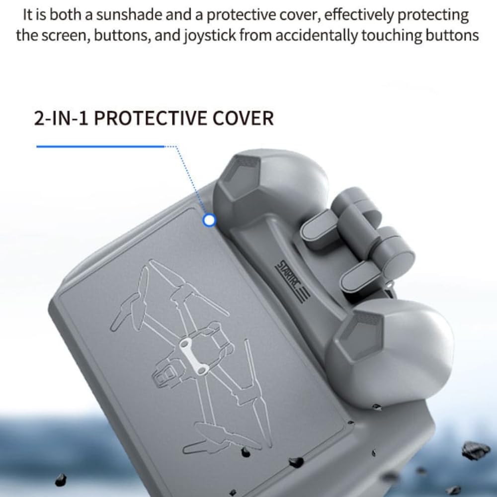 Sunshade Hood with Screen Protector For Dji Mini 4 Pro/Air 3 / RC 2 Remote