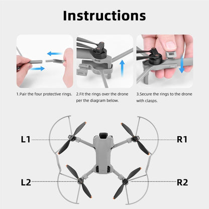 GetZget Lightweight Propeller Guards for Dji Mini 5 Pro