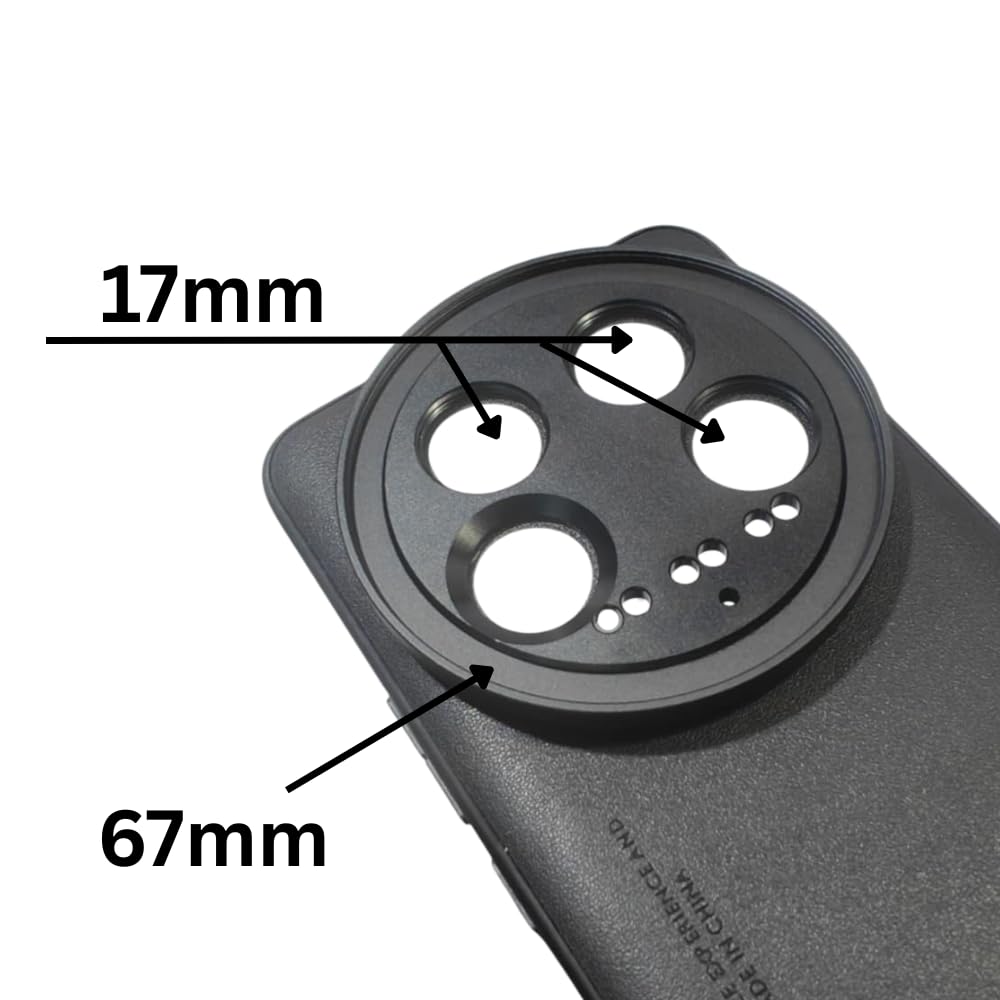 MI 14 Ultra 17mm Phone Case with Lens Cap Cover Support 67mm ND Filter 17mm Lens Accessories 
