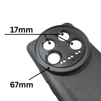 MI 14 Ultra 17mm Phone Case with Lens Cap Cover Support 67mm ND Filter 17mm Lens Accessories 