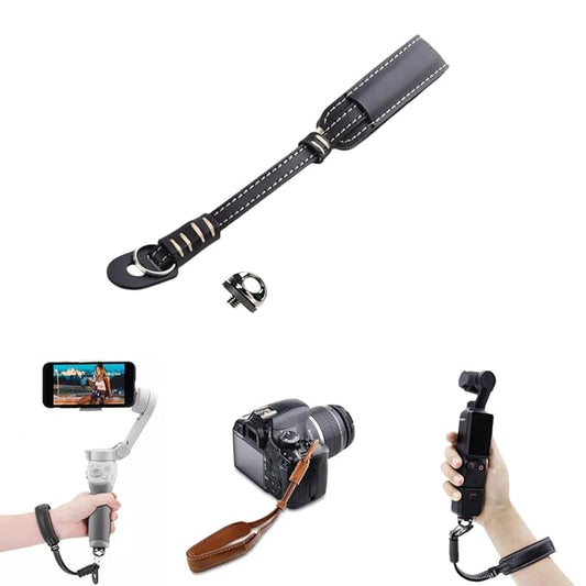 mobile Gimbal & Dslr Camera Hand Strap PU Leather