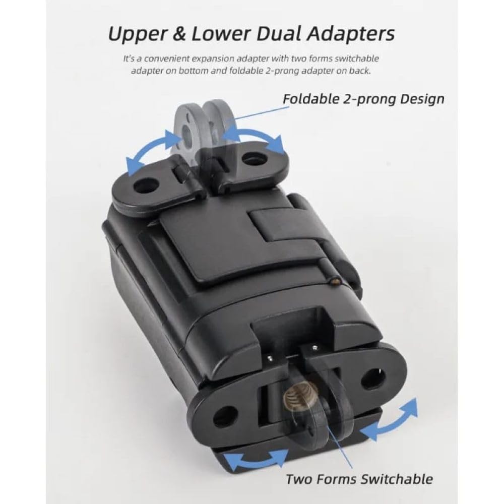 Dual-Hook Adapter Mount Protective Bracket for DJI Osmo Pocket 3 (view 2)