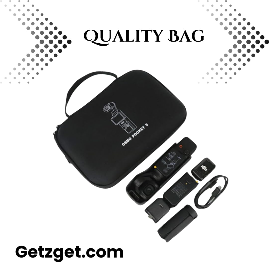 GetZget® Carrying Case Bag for DJI Osmo Pocket 3 & Accessories