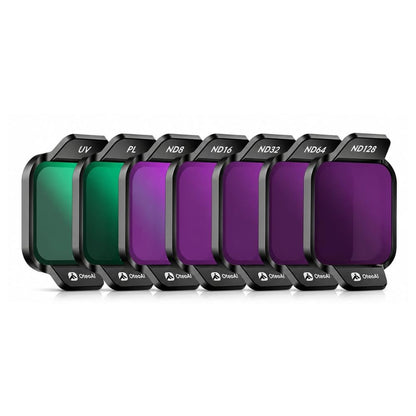 Lens Filter Set For DJI Flip & LITO X1 Drone | UV, PL, ND8, ND16, ND32, ND64 & ND128 Filter