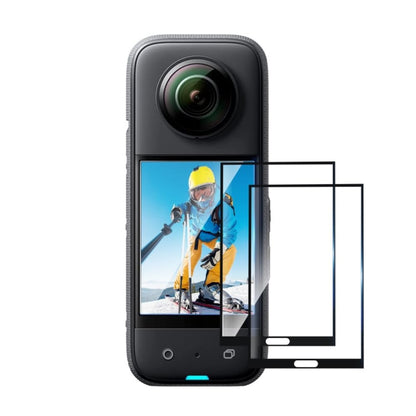 Tempered Film HD For Insta360 X4 Camera Screen Protector Curved Film (Pack Of 2)