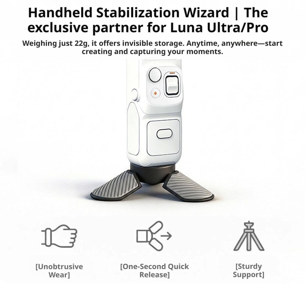 Mini Tripod Desktop Stand Stabilizer Holder For DJI Pocket 4/3/ 2, DJI Action 6/5/ 4/3, Insta360 X3/ X4/ X5/ X6/ Luna, Gopro Camera 1/4Th Screw Mount Accessories