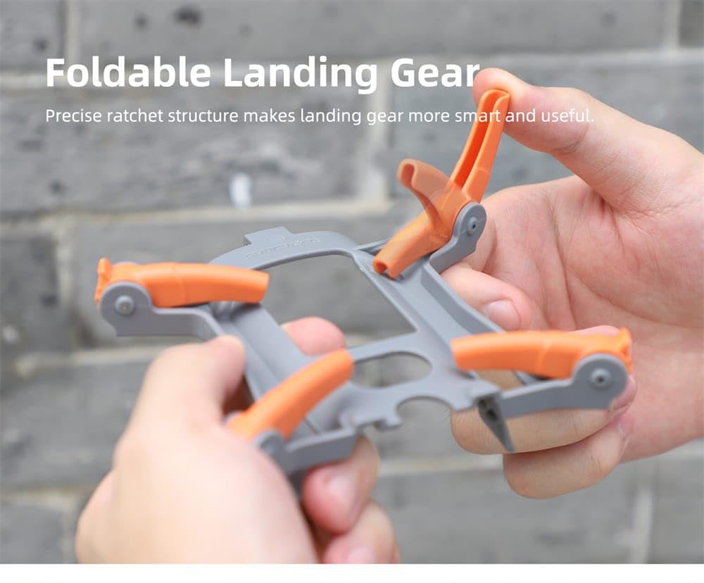 Spider Landing Gear Height Extender for DJI Air 3 / 3S (Orange-Grey) (view 7)