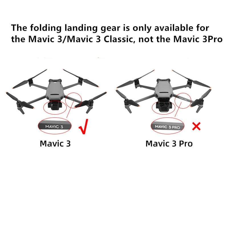 Protective Landing Gear Height Extender Legs for DJI Mavic 3 / 3 Classic (view 5)
