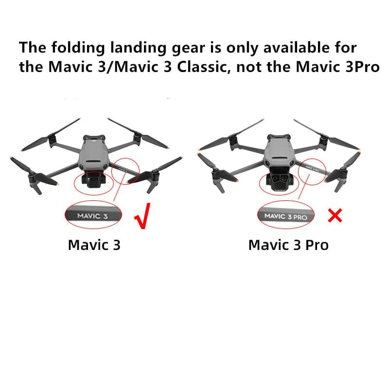 Height Extender For DJI Mavic 3/ Mavic 3 Classic Dust, Scratch Protection Landing Gear Legs Accessories