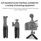 Mini Tripod Desktop Stand Holder For DJI OSMO Pocket 3/ 2, DJI Action 4/3, Insta360 X2/ X3/ X4, Gopro Camera 1/4Th Screw Mount Accessories