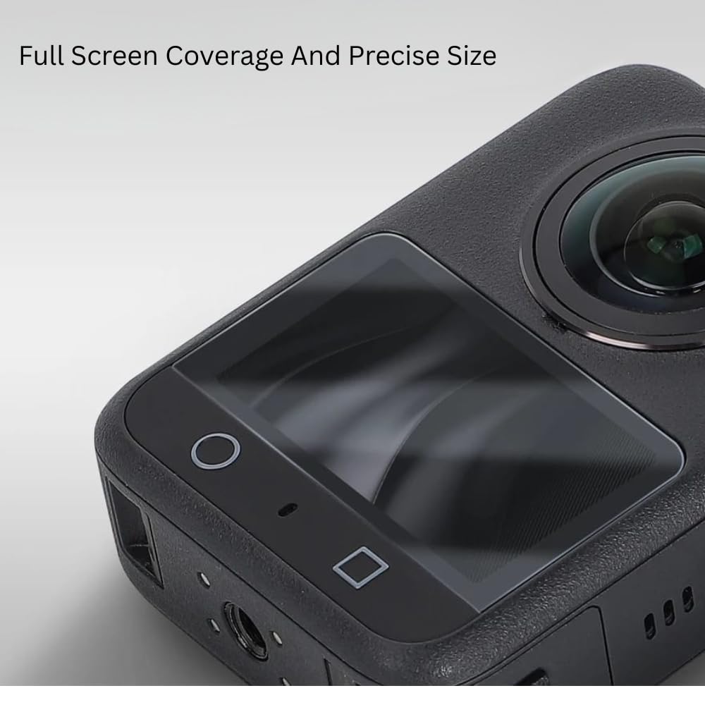 Tempered Glass For Dji Osmo 360 Camera screen protector Guard 9H Hardness 2d Curved edge HD Clarity 
