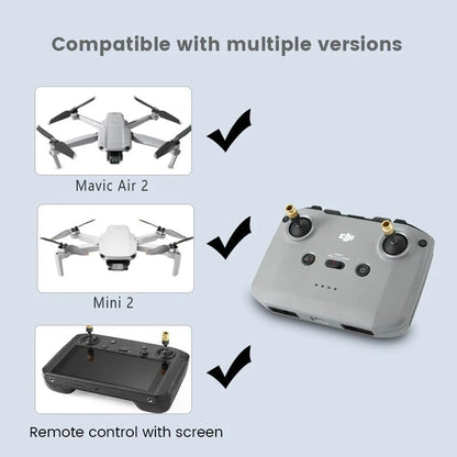 Height Extendable Joystick for DJI Flip / Neo/ Air 2/2S & Mini 2/2Se/ 3/ 3Pro/Mavic 3 N1RC/N2RC Remote Controller - Aluminum Alloy Material