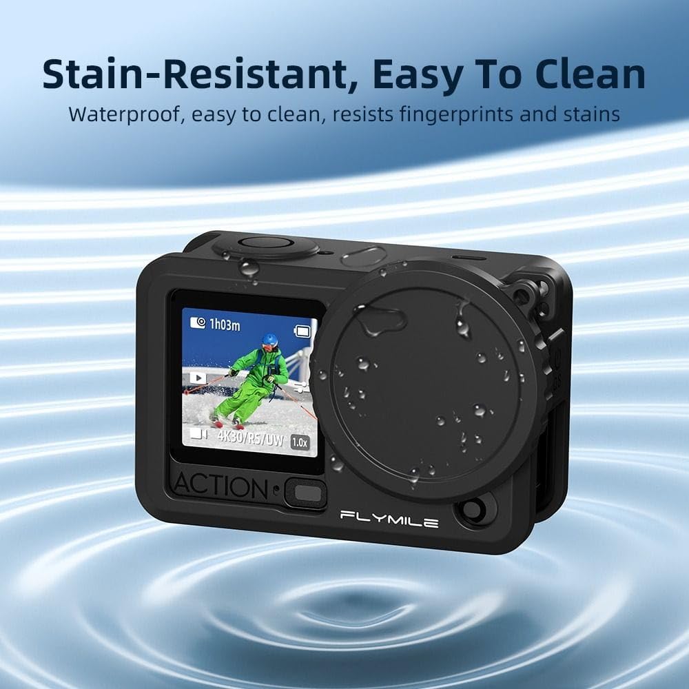 Silicone Cover for DJI Action 6 Camera Hand Grip and Scratch Protection Case Premium Accessories
