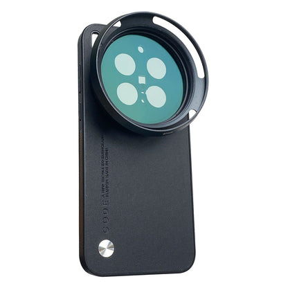 GetZget® 17mm Phone Case Compatible with Vivo X200 Pro with Lens Cap Cover Support 67mm ND Filter 17mm Lens Accessories (Black) (Vivo X300 Pro)