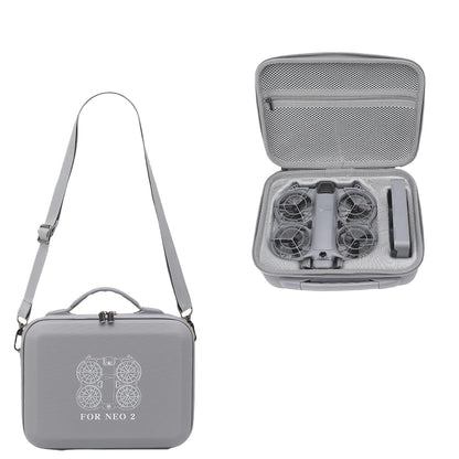 Carrying Case Compatible with DJI Neo 2 can Store Charging Hub & Accessories, Air Travel Protection Bag PU Case (Bkano Standard)