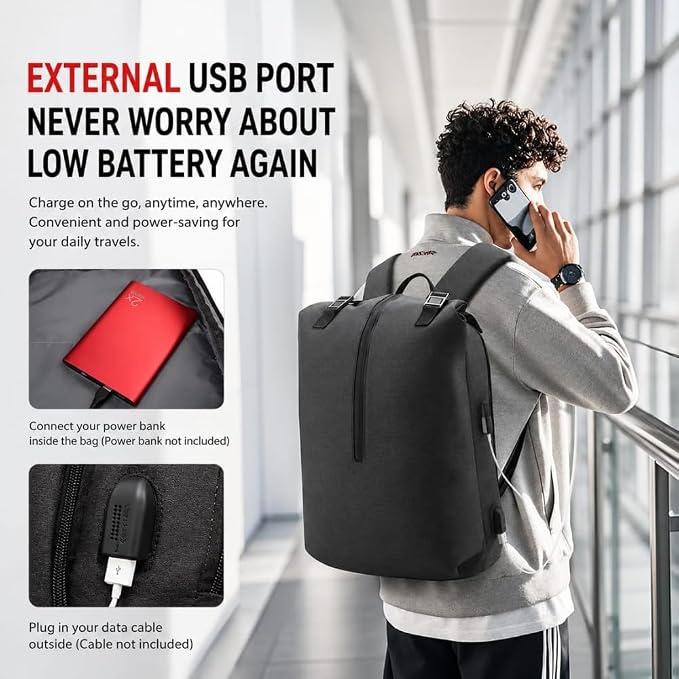 Laptop & Luggage Multipurpose Fashion Backpack for School/College/Office Bag With USB Charging Port