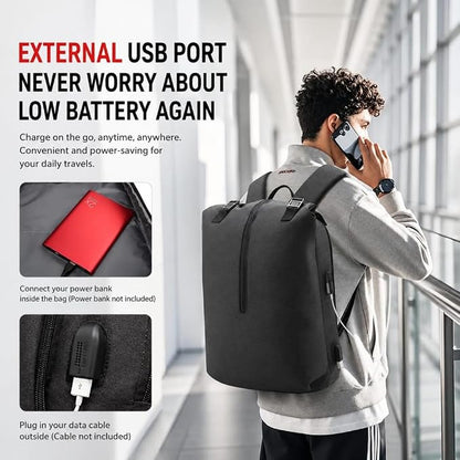 Laptop & Luggage Multipurpose Fashion Backpack for School/College/Office Bag With USB Charging Port