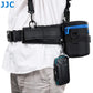 JJC Photography Belt & Harness System For JJC DLP/Lowepro S&F Lens Pouches – Ergonomic Vest-Style Camera Harness with Adjustable Belt & D-Rings for Professional Photographers
