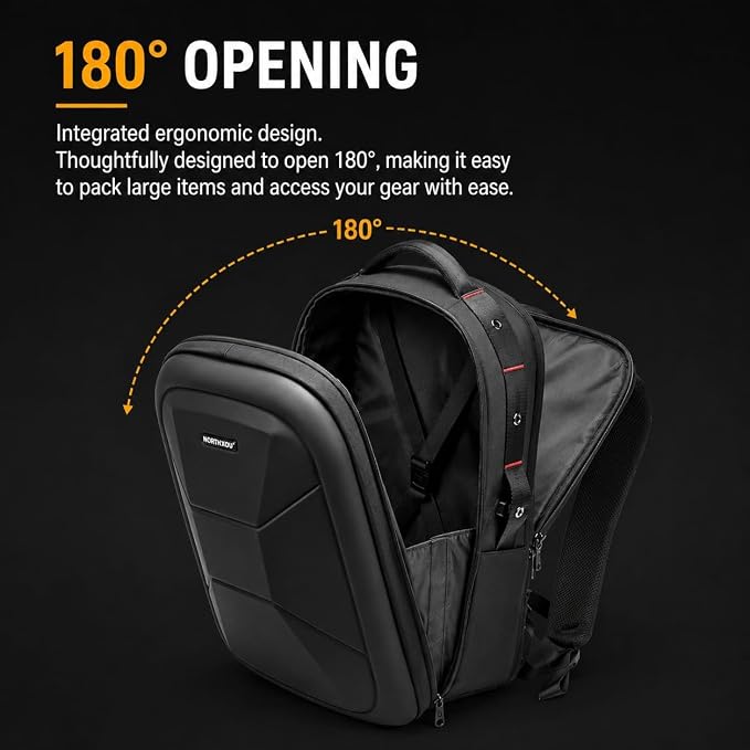 Luggage, Laptop Carrying Case Hard shell Office/College Bag Multipurpose traveling Backpack with USB Charging Port