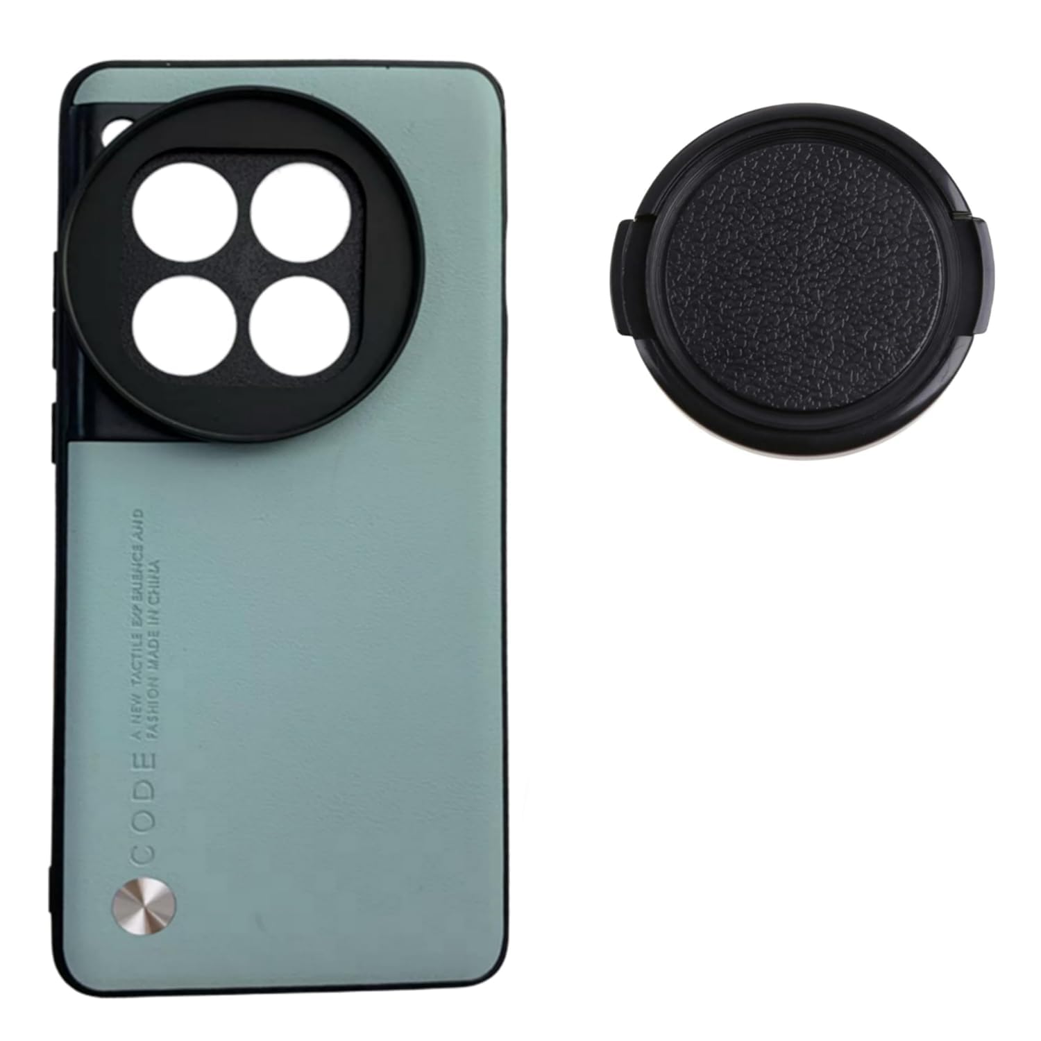 Mobile Cover for Oneplus 12R Support 58mm Lens ND Filter Attachable Metal Slot Accessories Including Lens Protective Cap