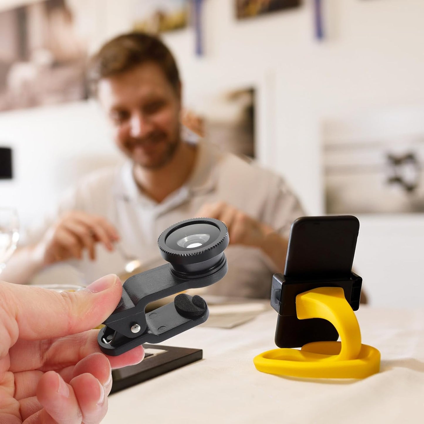  17mm Universal Lens Clip for Mobile Phone can Attach Filters Adapter Ring