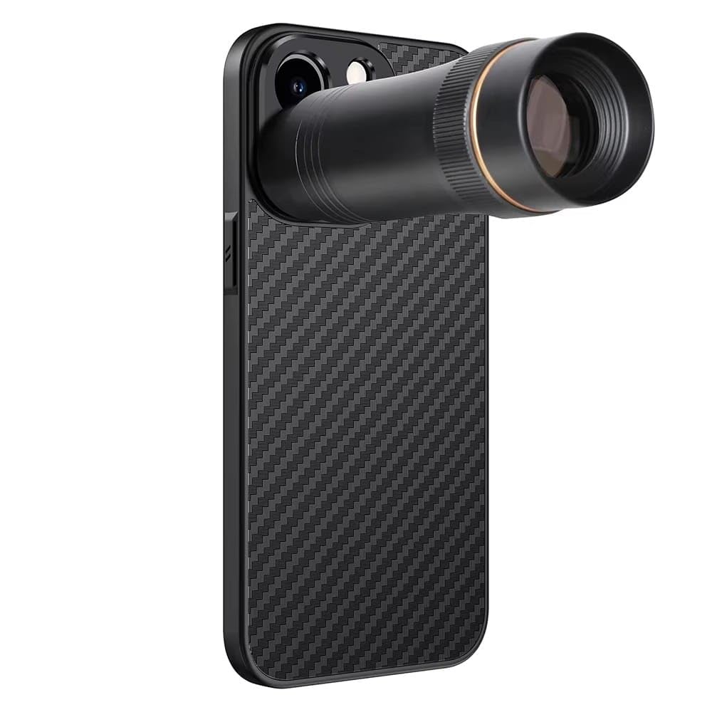 17mm Lens Mount Phone Case For iPhone 15 Pro | Supports 17mm Telephoto, Macro & Wide-Angle Lenses 
