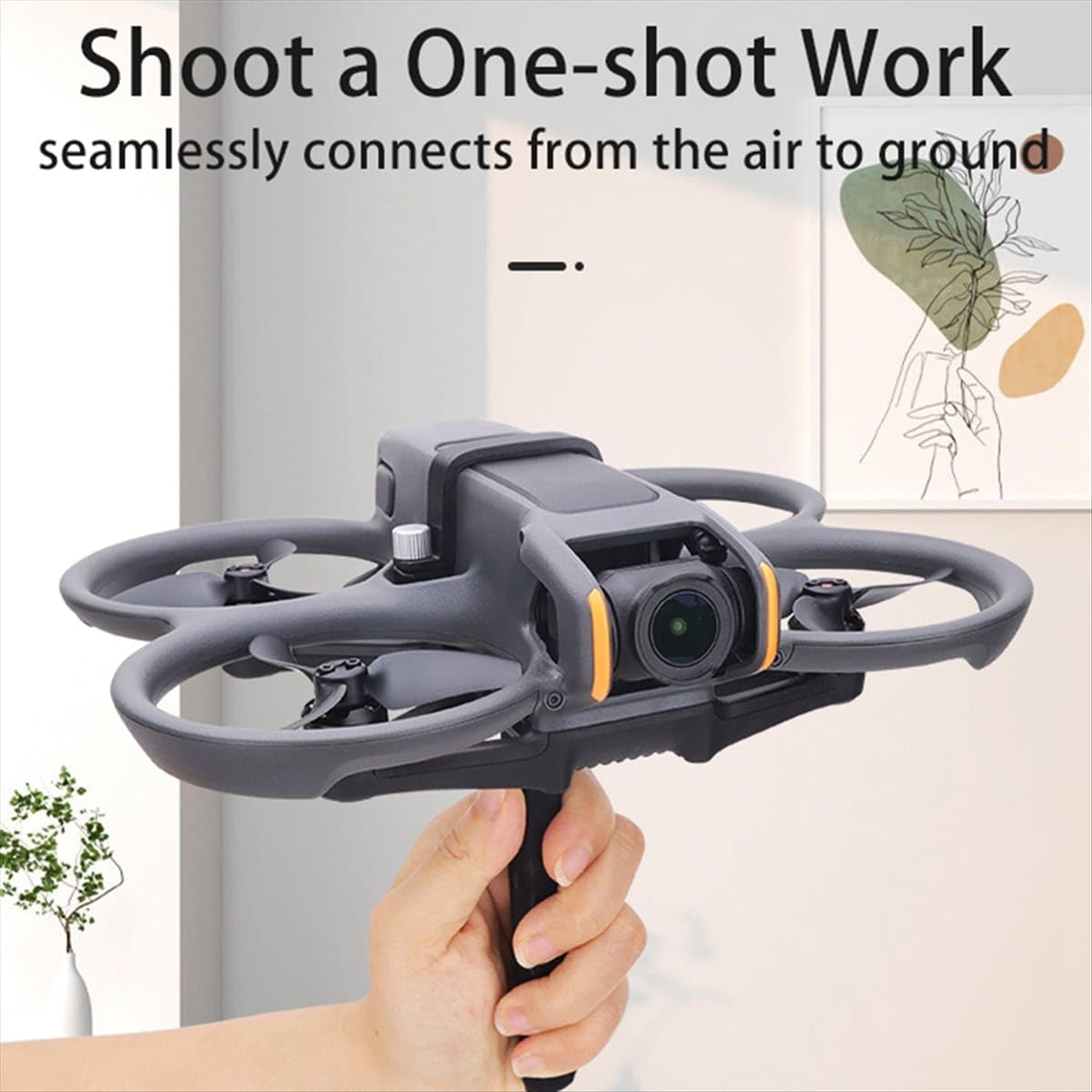 GetZget® Aqua Grip Drone Handle For Dji Avata 2 Safe Hand Takeoff & landing Holder Accessories