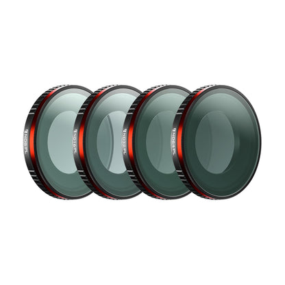 Freewell Bright Day Filter Kit for Insta360 GO Ultra – ND8/PL, ND16/PL, ND32/PL & ND64/PL Filters